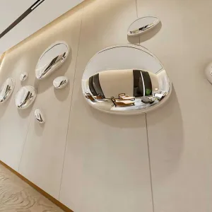 Nordic Luxury Resin Stone Shape Wall-منحوتات جدارية