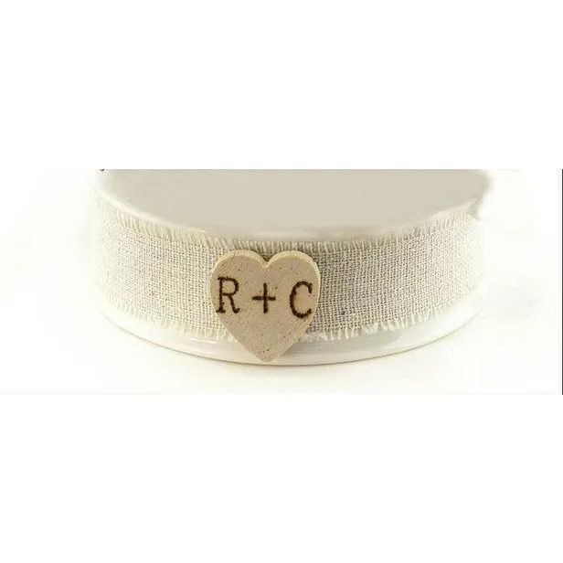 Personalized Rustic DIY Cake Topper Base