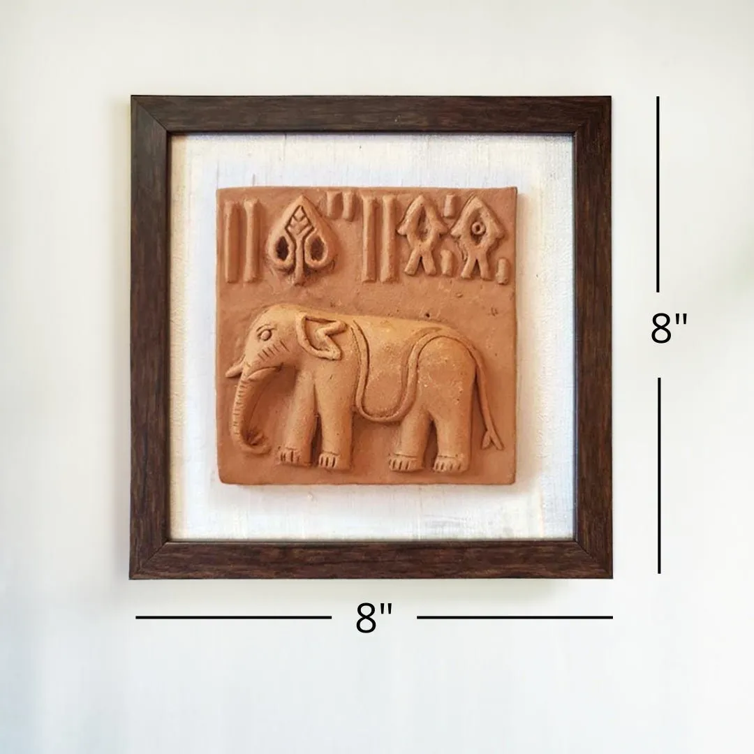 Replica Terracota Harappan Rhinoceros Seal
