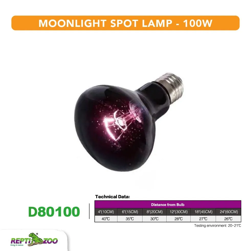 REPTIZOO Moonlight Heat Spot Lamps