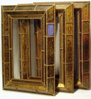 Reverse Painted Mirrors Rectangular