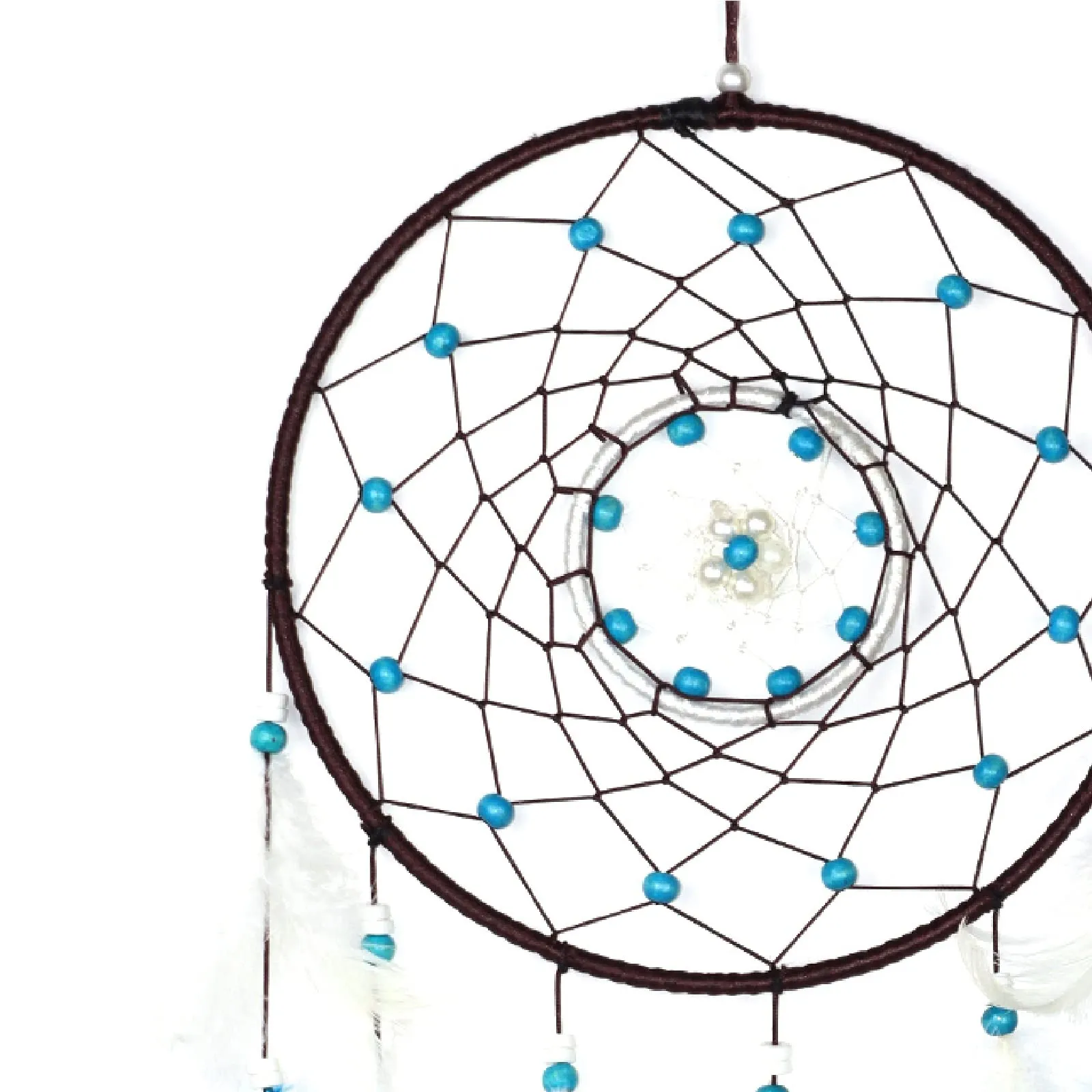 RPH Handicrafts Dream Catcher for Bedroom | Wall Hanging Home Décor | Gift and Decoration Long Size 16 x 20 cm (Design A)