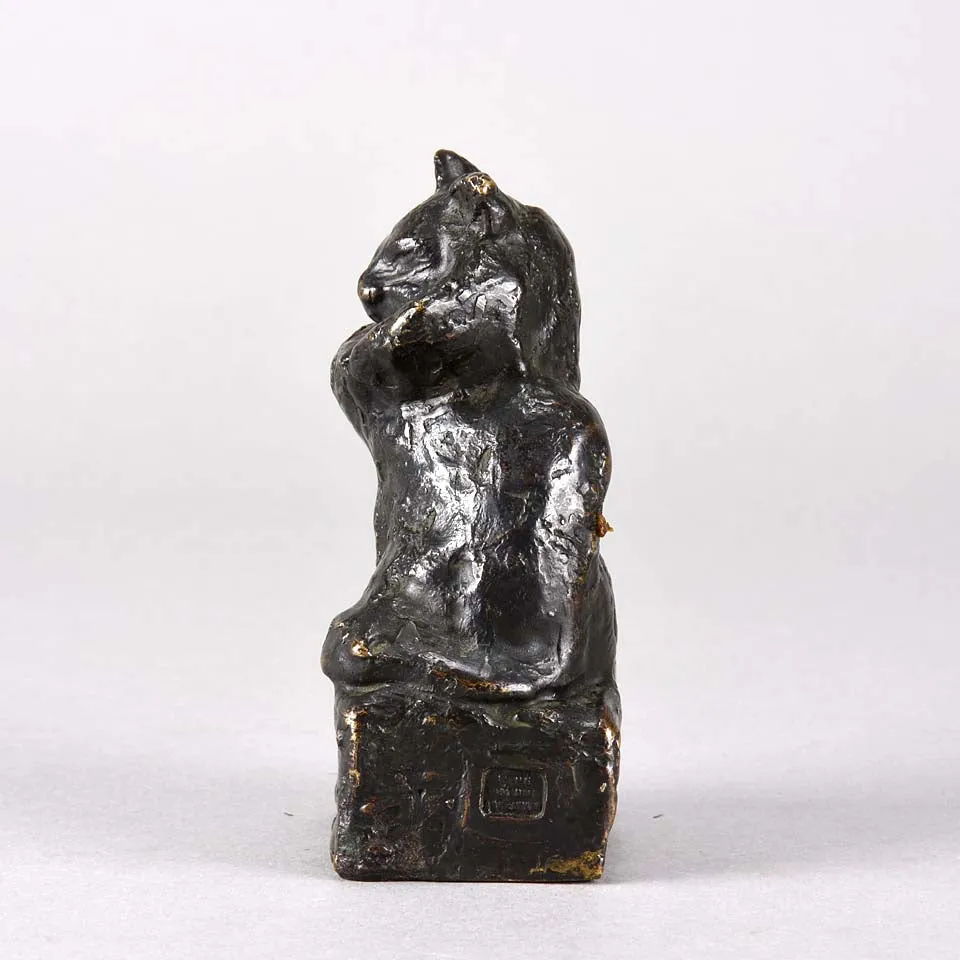 'Seated Cat' by Théophile Steinlen
