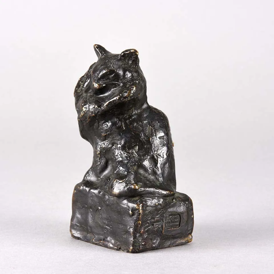 'Seated Cat' by Théophile Steinlen