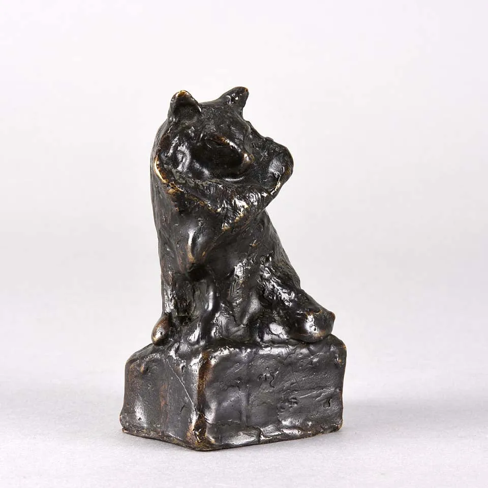 'Seated Cat' by Théophile Steinlen
