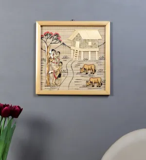 SILPAKARMAN Bamboo Wall Hanging - Small (30 x 30 cm)