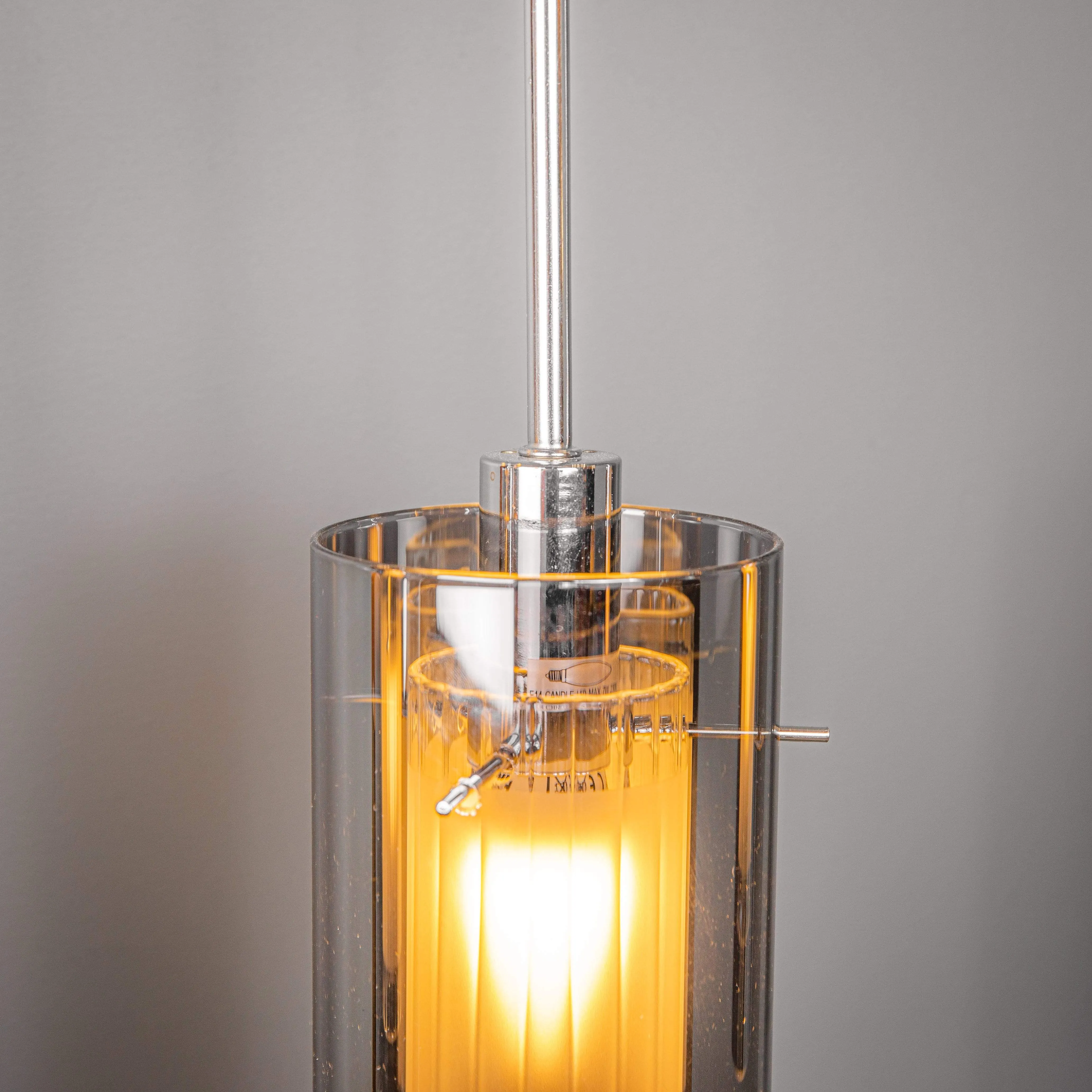 Single Pendant Chrome Light Ceiling Light