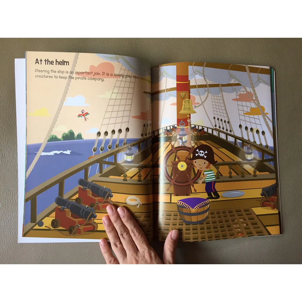 Sticker book fun Pirate Ship