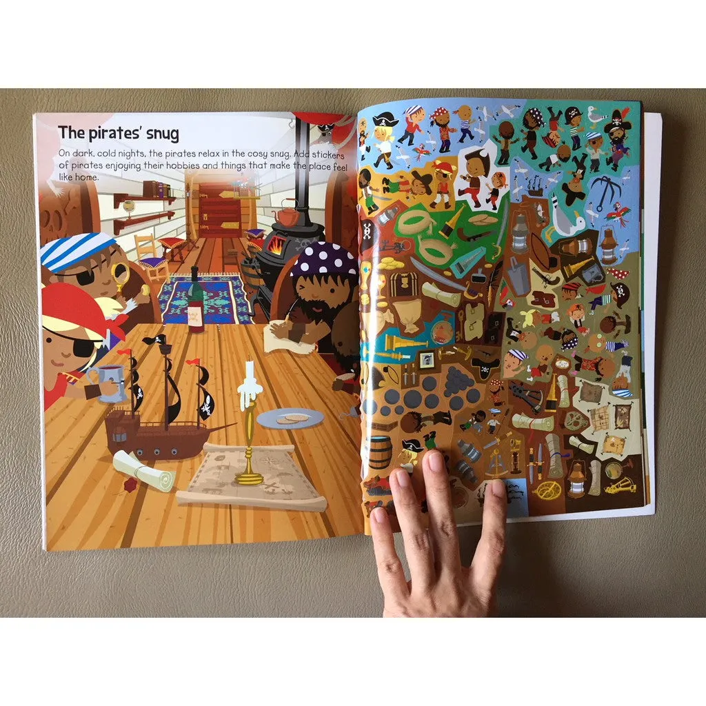 Sticker book fun Pirate Ship