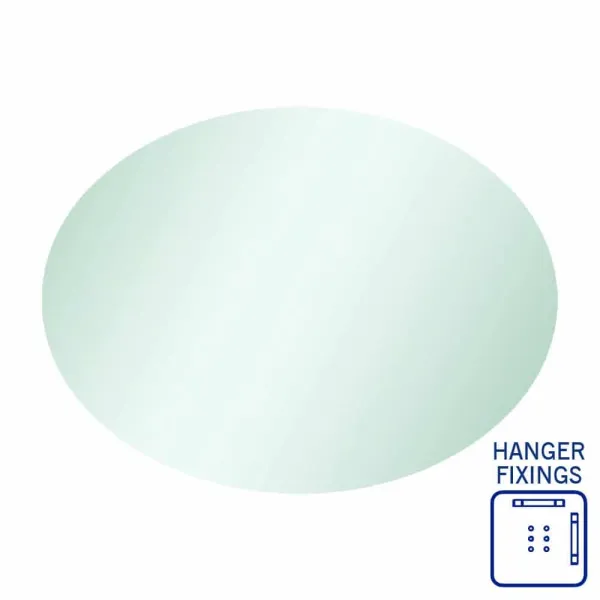 Thermogroup Oval Polished Edge Mirror
