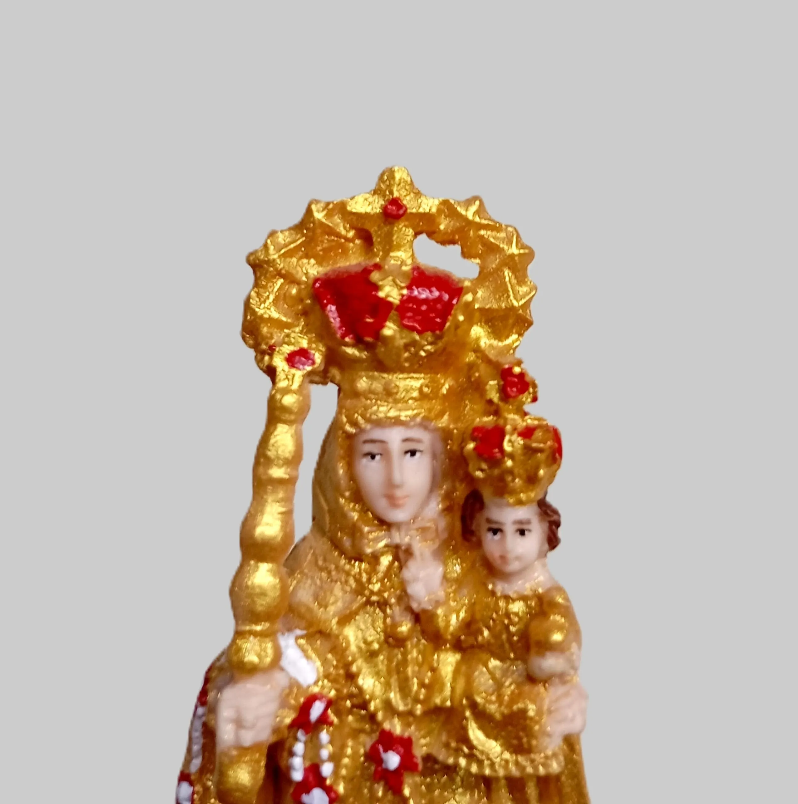 Unique Annai Velankanni 3.5inch polyresin Statue| Imported Poly Resin Madha Statues for Home Decor Christian Gifts| Gift for All Occasion| Idhaya Crafts