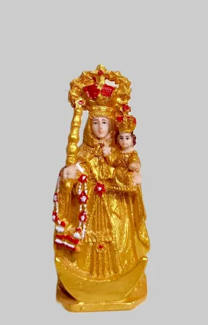 Unique Annai Velankanni 3.5inch polyresin Statue| Imported Poly Resin Madha Statues for Home Decor Christian Gifts| Gift for All Occasion| Idhaya Crafts