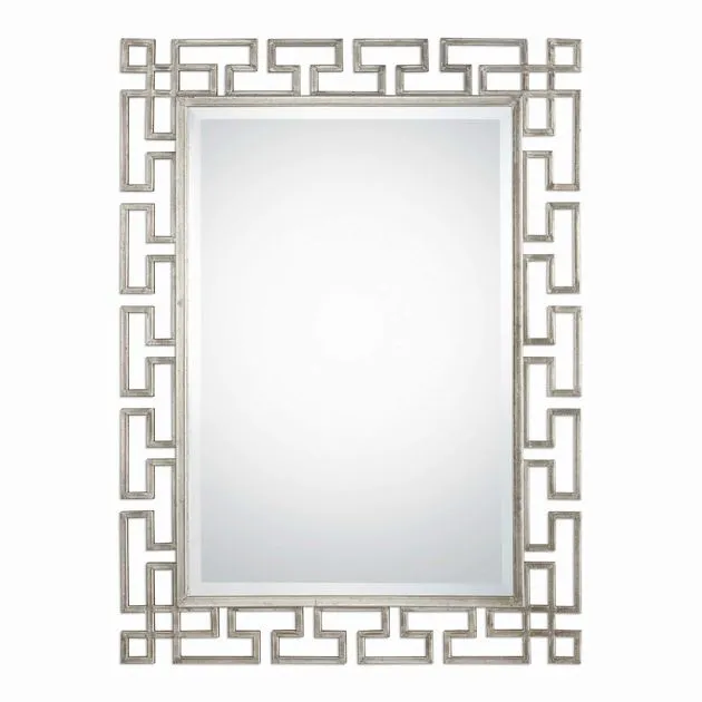 Uttermost Agata Greek Key Style Mirror 33x45