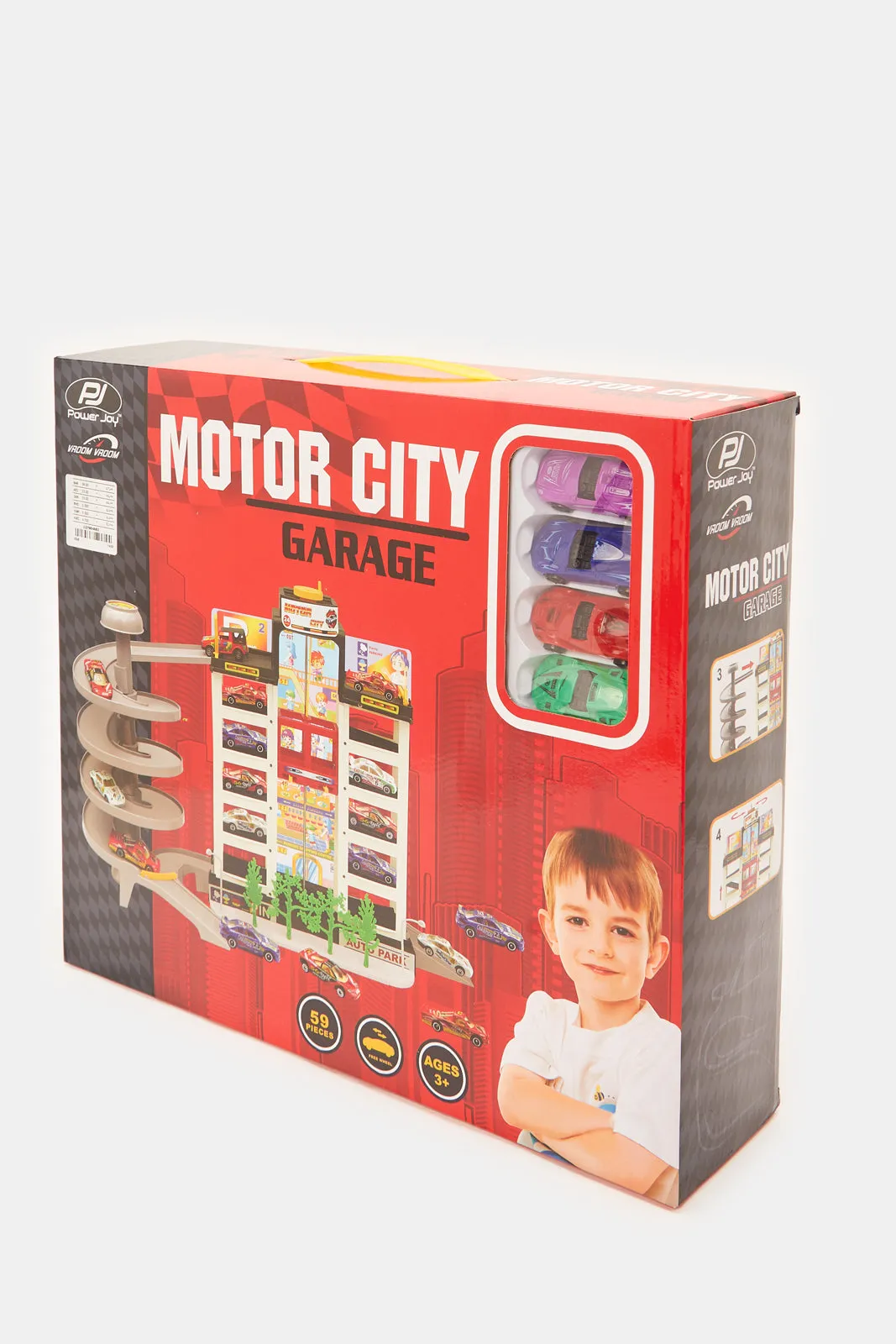 Vroom Motor City Garage Red Cars