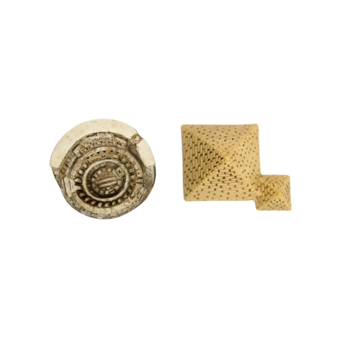 Wonderland ( Set of 2 Resin Miniature Building Wonder of The World Model (Style 04)