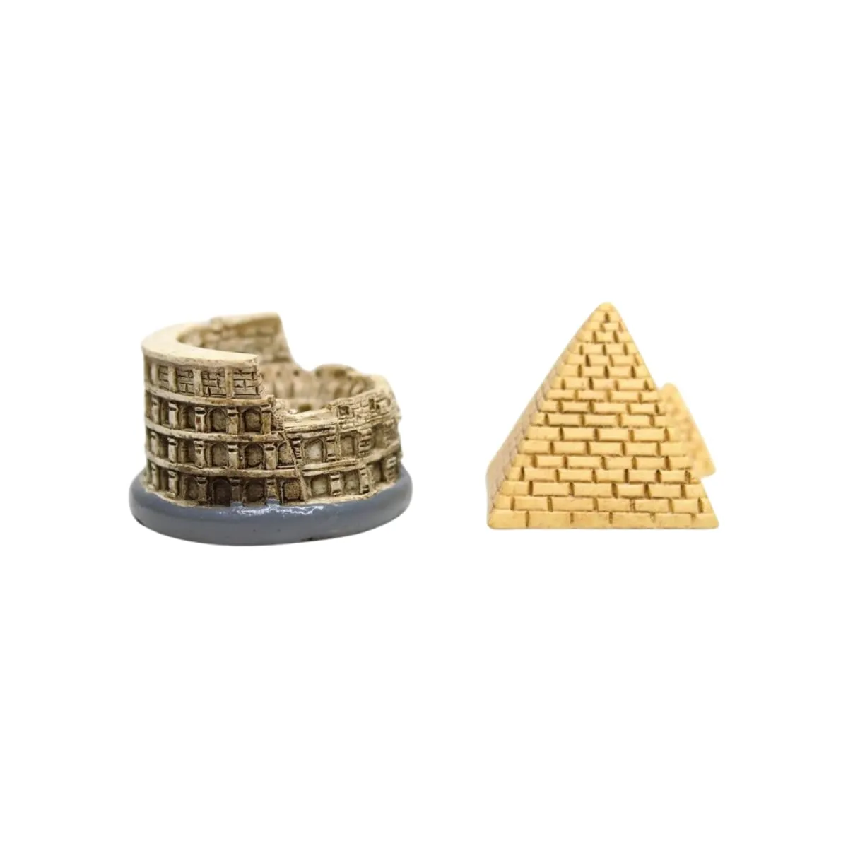 Wonderland ( Set of 2 Resin Miniature Building Wonder of The World Model (Style 04)