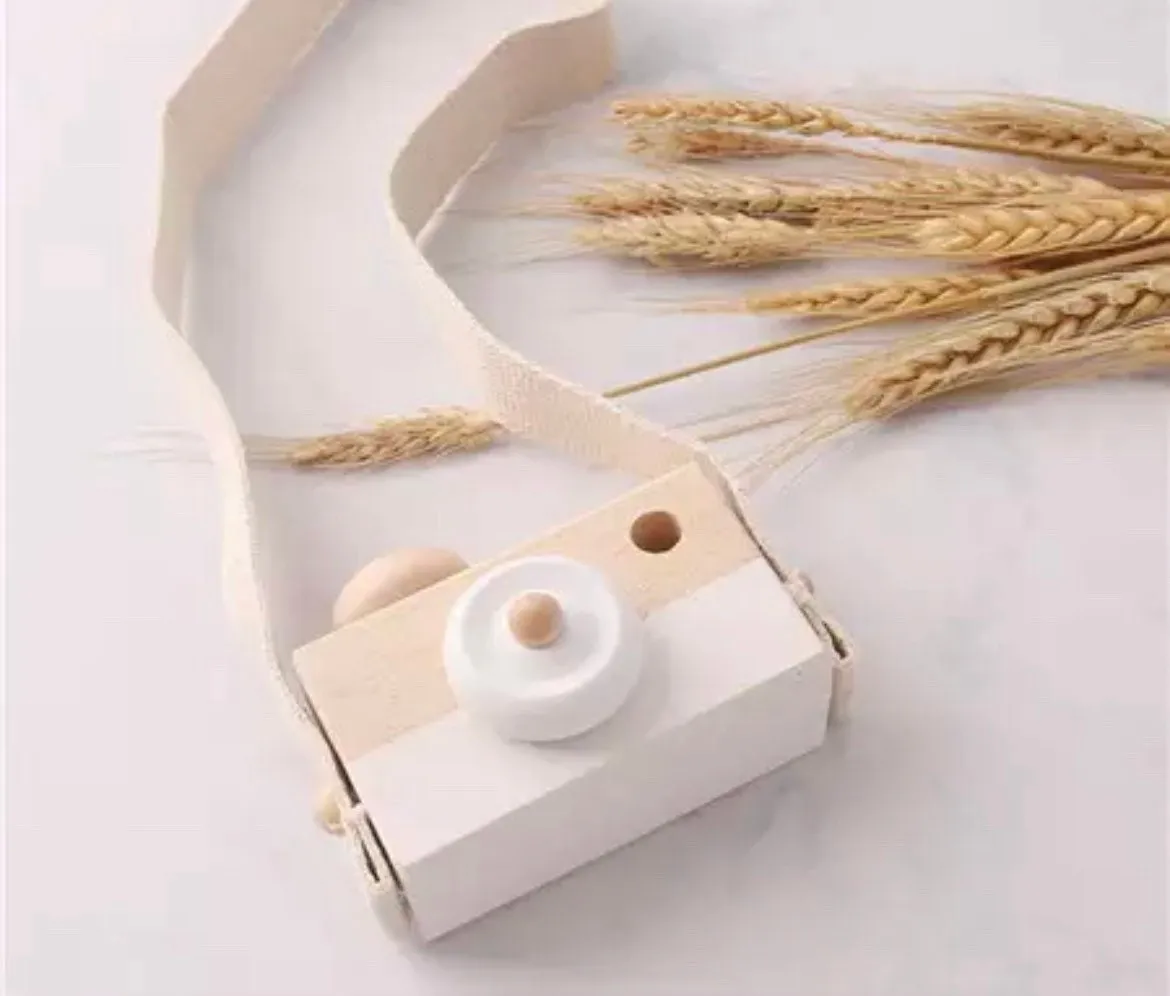 Wood Baby Toy Camera - Baby Camera Toy- Wood Play Camera Toys , Wooden play toys,  Natural wooden Montessori toys,