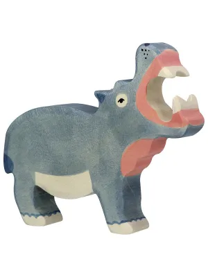 Wooden Hippopotamus