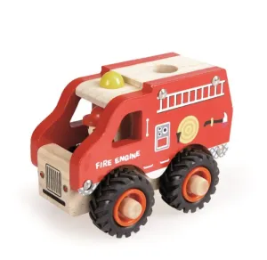 Wooden Toy Fire Engine - Egmont Toys