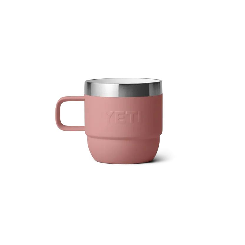 Yeti Rambler 6 Oz Stackable Mug Sandstone Pink