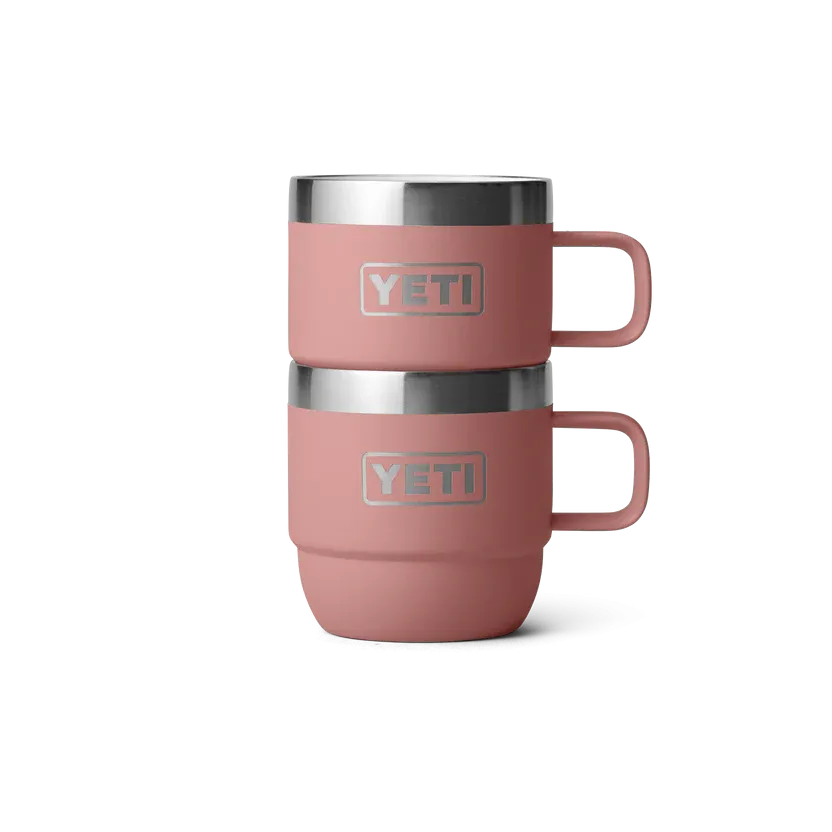 Yeti Rambler 6 Oz Stackable Mug Sandstone Pink