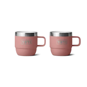 Yeti Rambler 6 Oz Stackable Mug Sandstone Pink