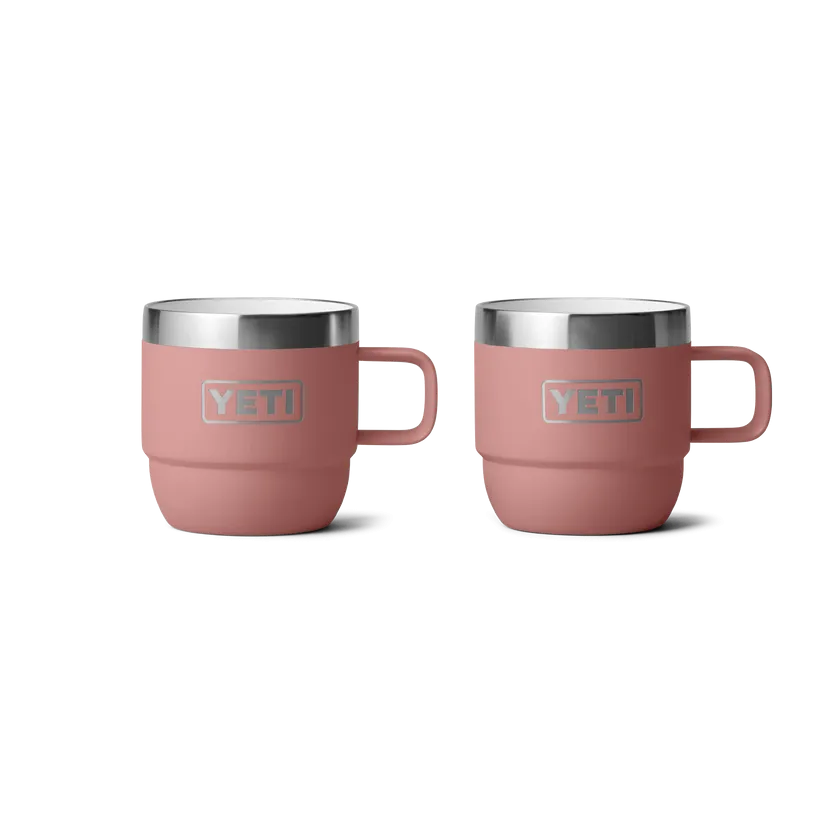 Yeti Rambler 6 Oz Stackable Mug Sandstone Pink