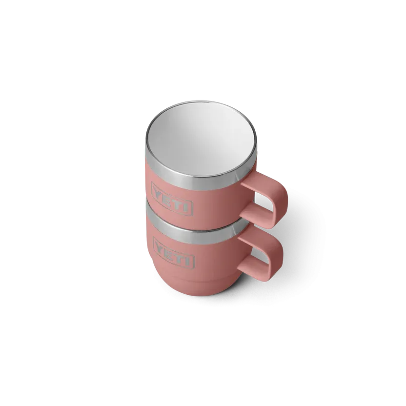 Yeti Rambler 6 Oz Stackable Mug Sandstone Pink